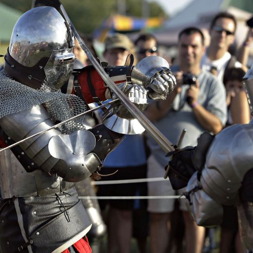 Festival médiéval chevaliers