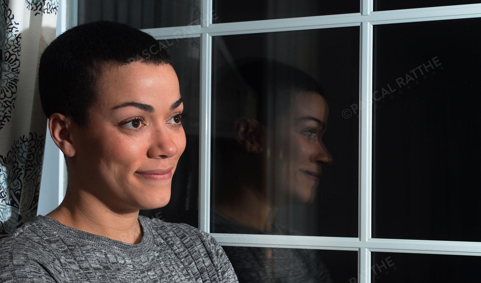 portrait de Karine sergerie championne de taekwondo pour le site de Radio-CANADA