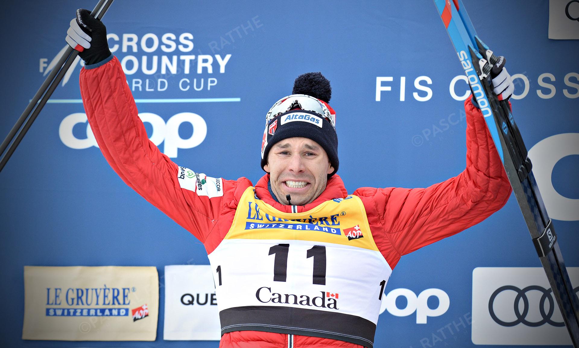 La finale de ski de fond à Québec, Alex Harvey termine en 2e position au style classique départ de masse
