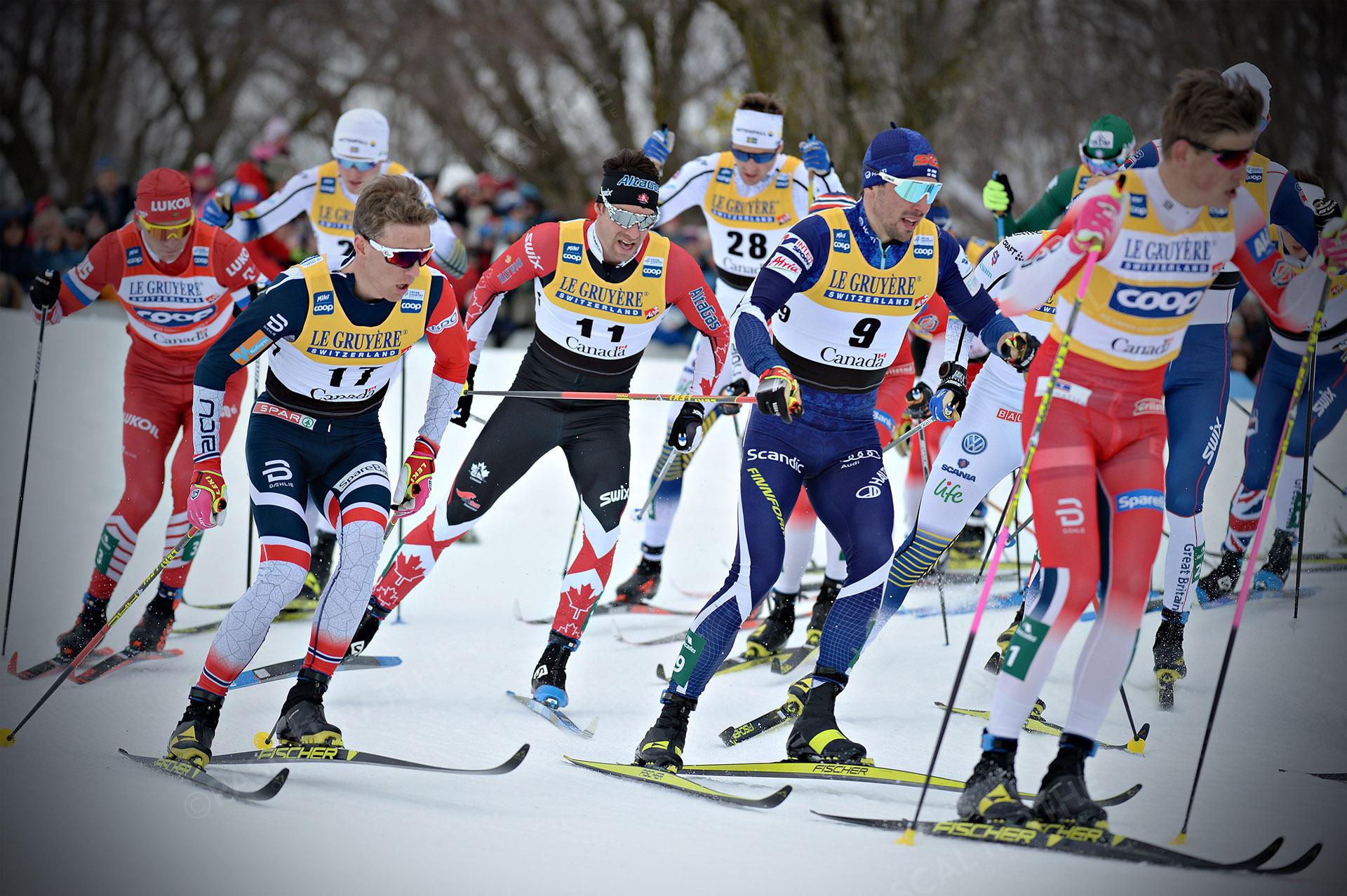 La finale de ski de fond à Québec, Alex Harvey termine en 2e position au style classique départ de masse