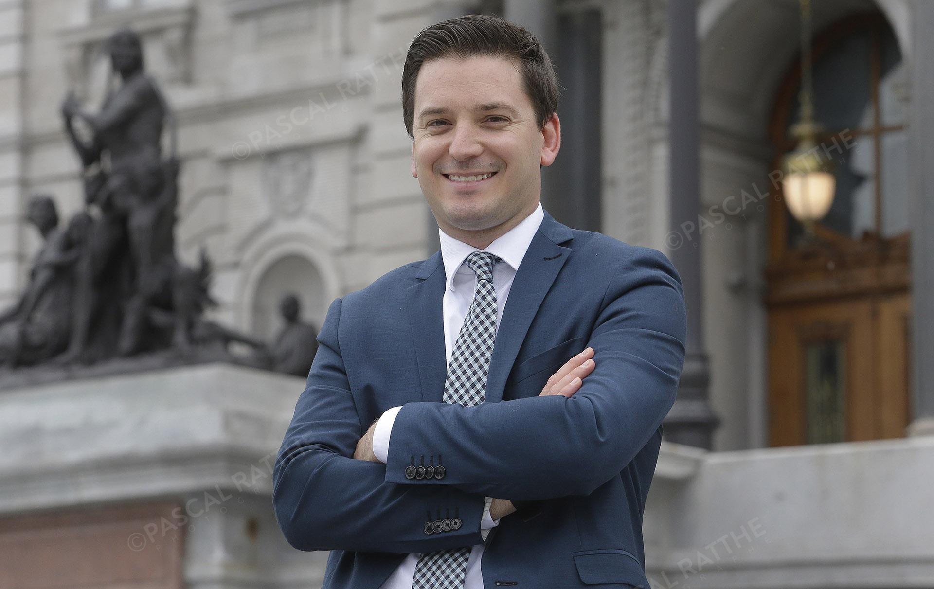 les etoiles de l'assemblee nationale Portrait Simon Jolin-Barrette CAQ